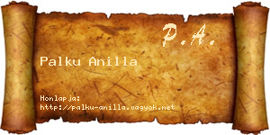 Palku Anilla névjegykártya